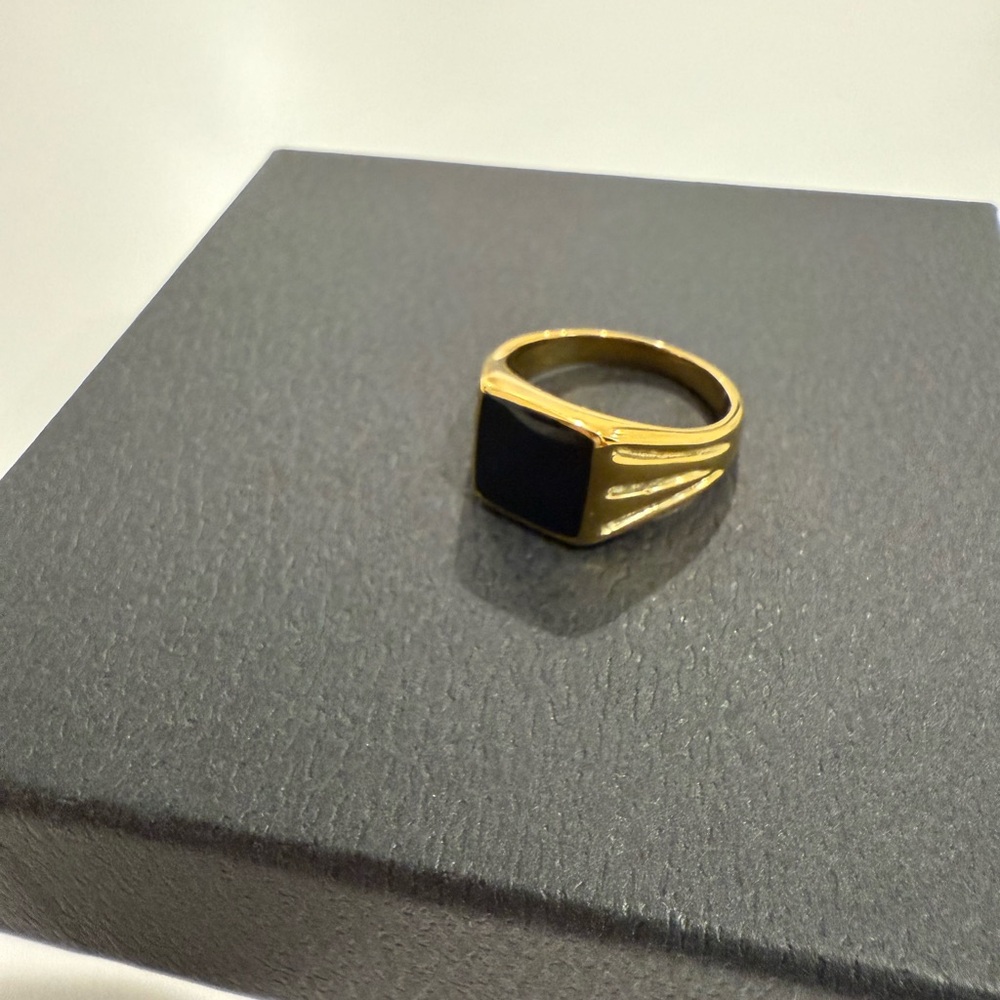 Gold and Black Ring